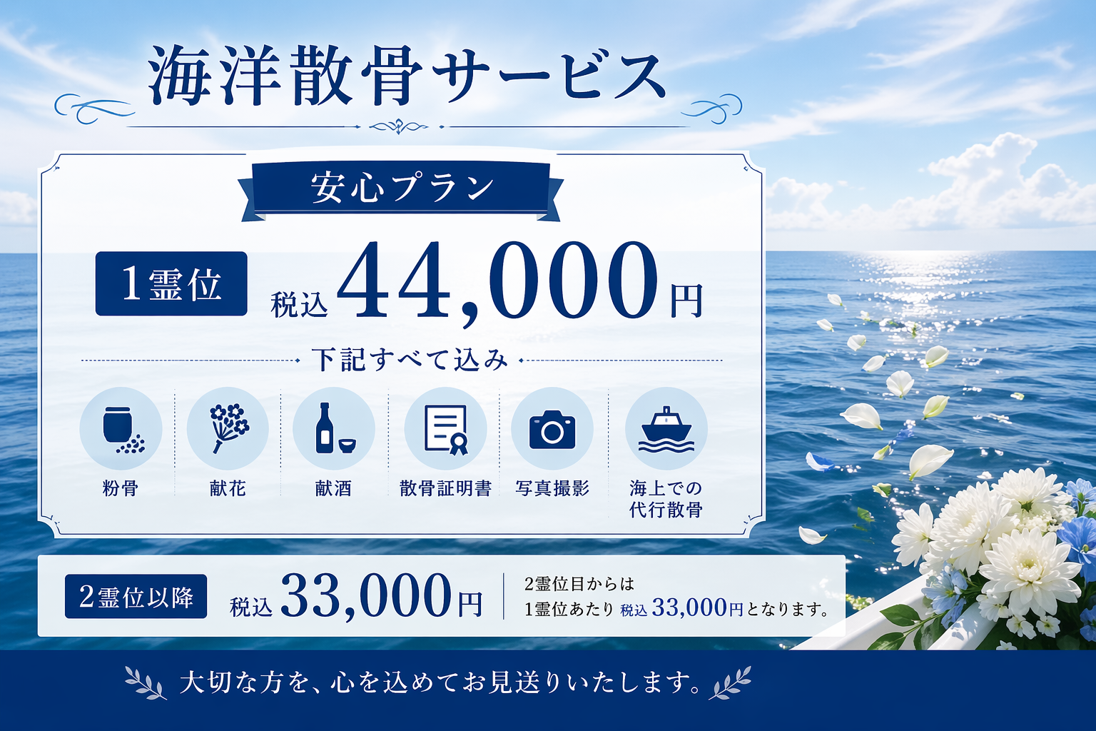 海洋散骨プラン